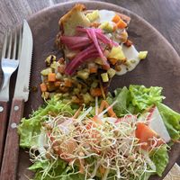 Tortilla #Veganuary at Elela in Valladolid
