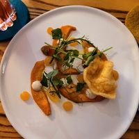 First course: cantaloupe at Southern Belle in Atlanta