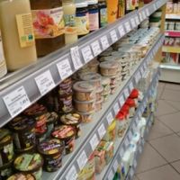 store cupboard goods. at Vitalia Reformhaus - Alexanderplatz in Berlin