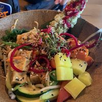 Udonnudeln at TA Vegan House in Hamburg