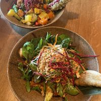 2 different lunch bowls  at TA Vegan House in Hamburg