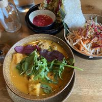 Tofu curry 🍛   at TA Vegan House in Hamburg