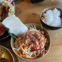 Papaya sallad 🥭  at TA Vegan House in Hamburg