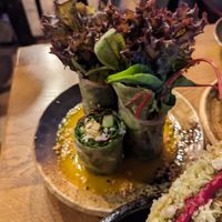 Summer rolls at TA Vegan House in Hamburg