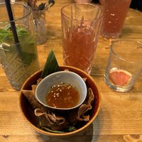 Frittierte Wantan  at TA Vegan House in Hamburg