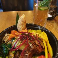 Happy Monk Bowl 13,50 € at TA Vegan House in Hamburg