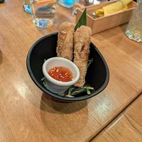 Summer rolls at TA Vegan House in Hamburg