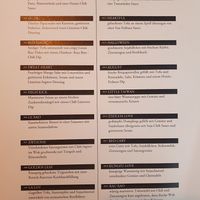 Menu at TA Vegan House in Hamburg