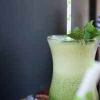 Fresh maker shake at TA Vegan House in Hamburg