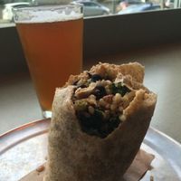 brews and burritos -- need I say more  at Laughing Planet Cafe - Ecotrust in Portland