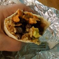 The Cuban burrito is pretty darn tasty at Laughing Planet Cafe - Ecotrust in Portland