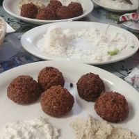 The falafel and babaganoush here are exceptional and the standouts for sure at Ephesus Restaurant in Bloomington