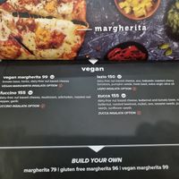 Menu. at Col'Cacchio Pizzeria in Cape Town