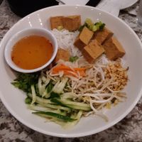 Vermicelli Noodle Bowl w/ Fried Tofu at Pho Factory in Lincoln
