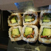 Vegan California Rolls at Sushi Shop in Saint-germain-en-laye