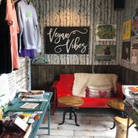 A super cozy area in the front. And a very welcoming atmosphere for vegans.  at Strive Foods in Sandy Springs