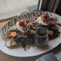 French toast & pumpkin pancakes at Strive Foods in Sandy Springs