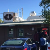 Order at window. Take out or outdoor seating at Barista Del Barrio in Tucson