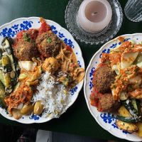 Warm buffet at Amour in Ghent