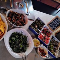 Part of the buffet at Amour in Ghent