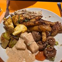 Selection of buffet at Amour in Ghent