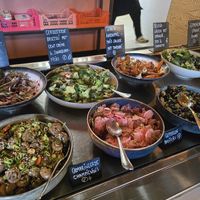 Part of buffet at Amour in Ghent