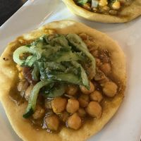 Street Food Doubles (vegan option)  at Oyo in Pleasanton