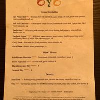 Entrees, sides & dessert at Oyo in Pleasanton