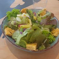 Salad at Palais Café in Dresden