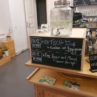 Free drinking water at Palais Café in Dresden