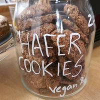 Oat cookies, so yummy! :) at Palais Café in Dresden