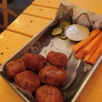 Alitas búfalo at Fat Vegan in Mexico City