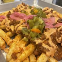 Las mejores papas  at Fat Vegan in Mexico City