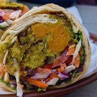Falafel Wraptor at Earthworm Kitchen - Food Truck in Lancaster