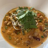 Thai vegan curry   at Der Wolf in Lech