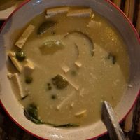 Green curry tofu at Pad Thai Baan Tim Kitchen in Chiang Khong