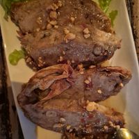 Fried taro roll at Pad Thai Baan Tim Kitchen in Chiang Khong