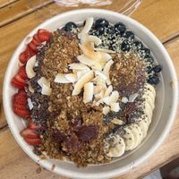 Açaí bowl  at Lotus Cafe and Juice Bar in Encinitas