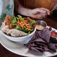 Falafal at Lotus Cafe and Juice Bar in Encinitas