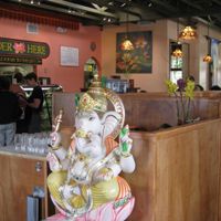 Casual, order at the front counter...  : ) at Lotus Cafe and Juice Bar in Encinitas