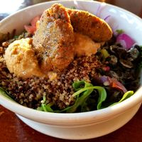 Falafel Bowl at Lotus Cafe and Juice Bar in Encinitas