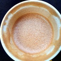 Cracking cup of coffee at It's a Trap in Dublin