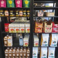 Milk and other food at It's a Trap in Dublin