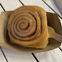 Cream Cheese Cinnamon Roll #Veganuary at It's a Trap in Dublin