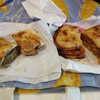 Seitan and pesto wrap, and Reuben sandwich at It's a Trap in Dublin