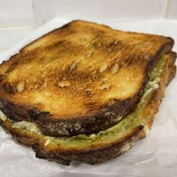 Mushroom and pesto sandwich  at It's a Trap in Dublin