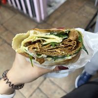 Seitan & pesto wrap  at It's a Trap in Dublin