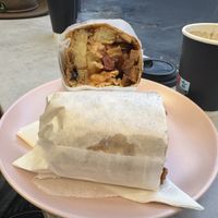 Breakfast wrap  at It's a Trap in Dublin