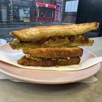 Think this was sundried tomato and pesto  at It's a Trap in Dublin