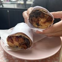All day breakfast wrap  at It's a Trap in Dublin
